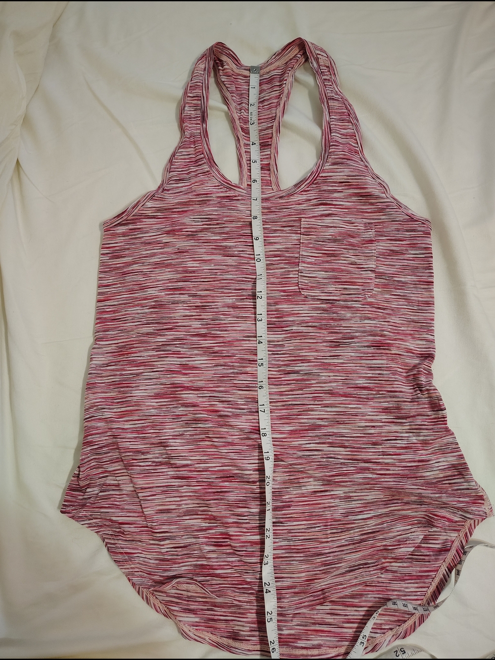 lululemon athletica Yogi Racer Back III Space Dye White Minty - Picture 12 of 13